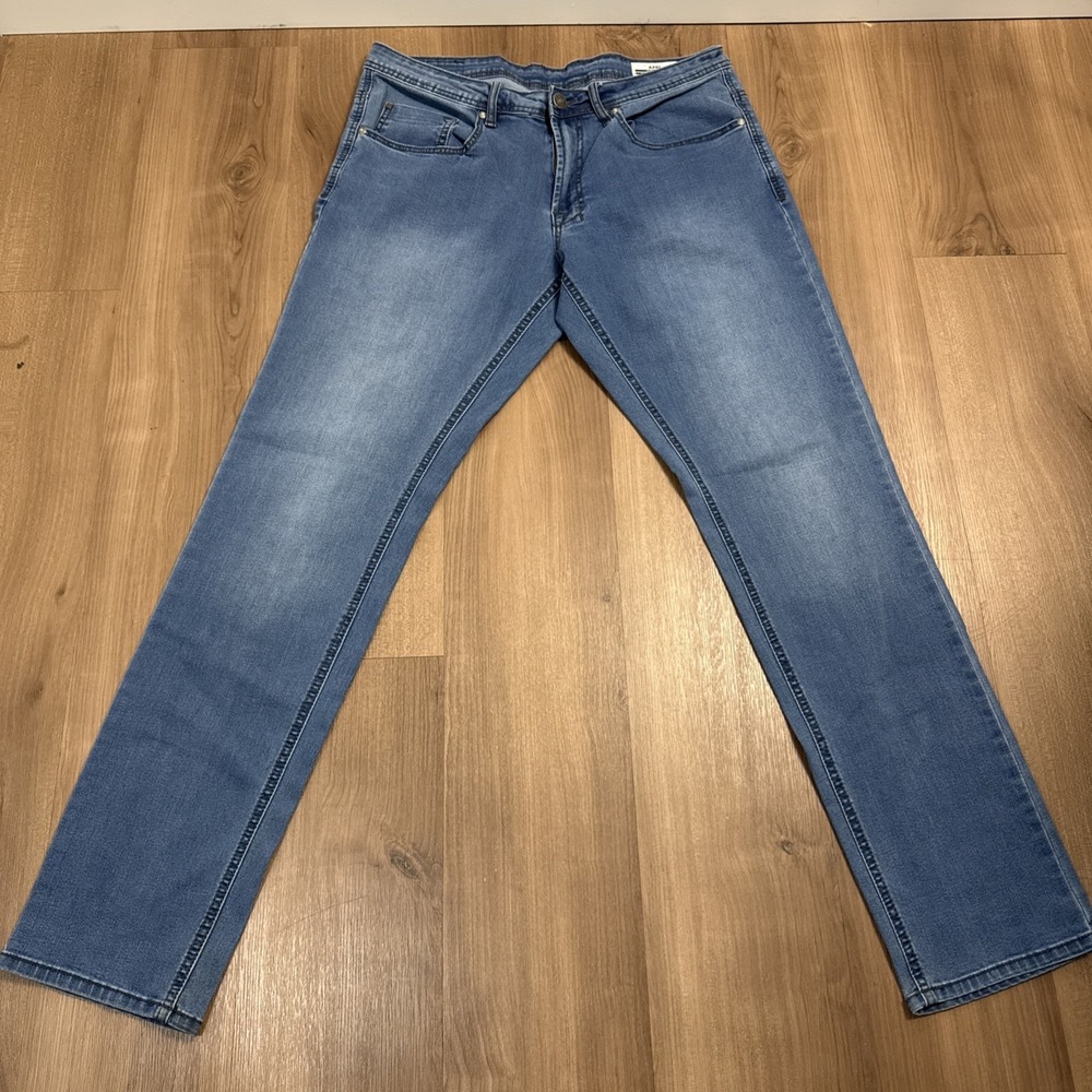 Buffalo David Bitton Jeans Mens Size 34x34 Axel Slim Stretch Blue Coupe Slim